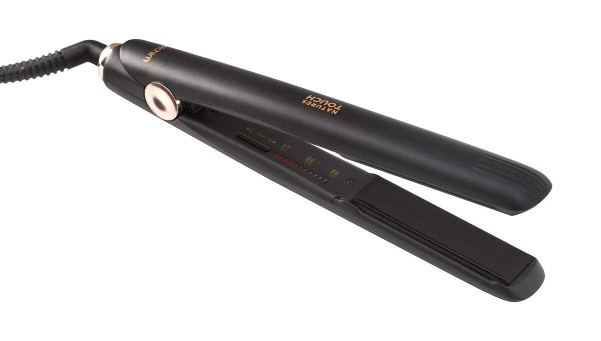 Elchim Natures Touch Flat Iron: Professional Salon Hair Straightener & Curler With 11 Heat Settings
