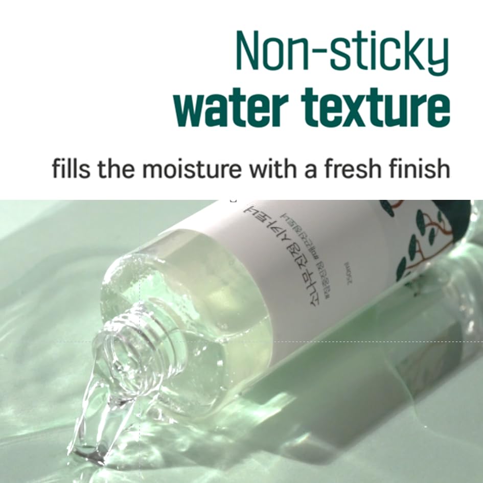 ROUND LAB Pine Calming Cica Toner 8.45 Fl Oz, Low-Acidic Hydrating Toner for Face with Pine Cica, BHA + LHA, and Hyaluronic Acid for Soothing, Exfoliating, and Restoring Skin Balance, Korean Skincare