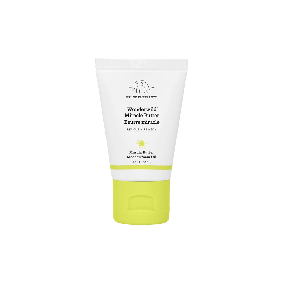Drunk Elephant Wonderwild Miracle Butter - 20ml/0.67 fl oz - Ultra-Luxe Skin Salve - Clean Clinical Skincare - Cruelty-Free - Free of Essential oils, Silicones, and Fragrance