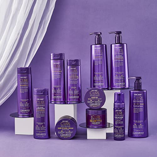 GIOVANNI Curl Habit Curl Defining Leave-In Conditioning & Styling Elixir - For All Curl Types, Vegan, Cruelty Free - 8.5 oz (Pack of 1)