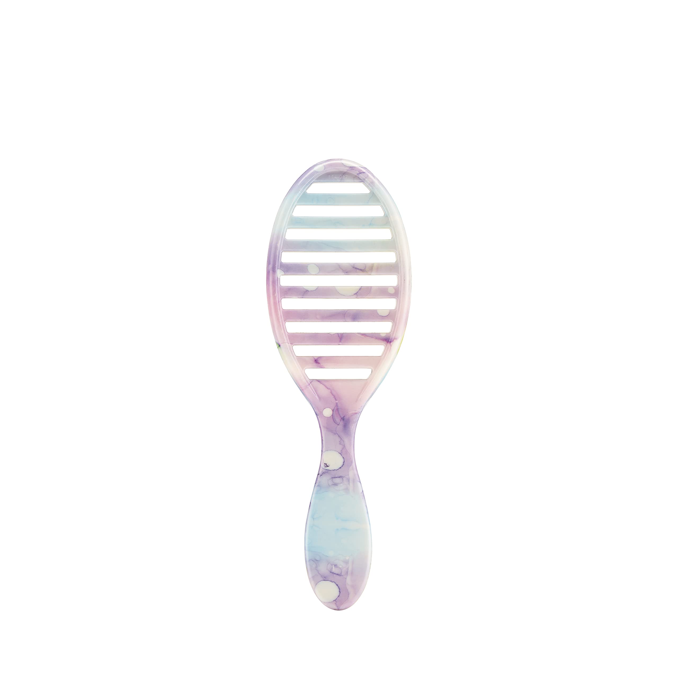 Wet Brush Speed Dry Hair Brush - Color Wash, Splatter - Vented Design and Ultra Soft HeatFlex Bristles Are Blow Dry Safe With Ergonomic Handle Manages Tangle and Uncontrollable Hair - Pain-Free