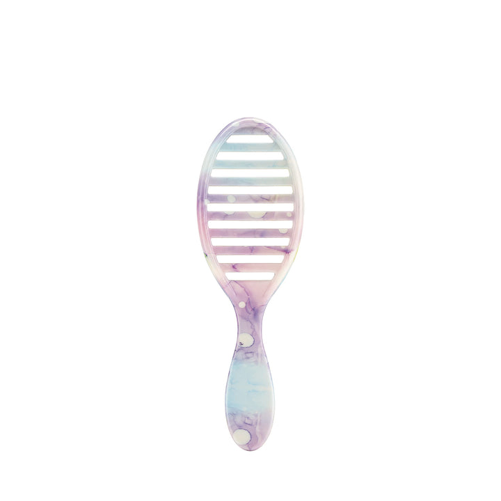 Wet Brush Speed Dry Hair Brush - Color Wash, Splatter - Vented Design and Ultra Soft HeatFlex Bristles Are Blow Dry Safe With Ergonomic Handle Manages Tangle and Uncontrollable Hair - Pain-Free