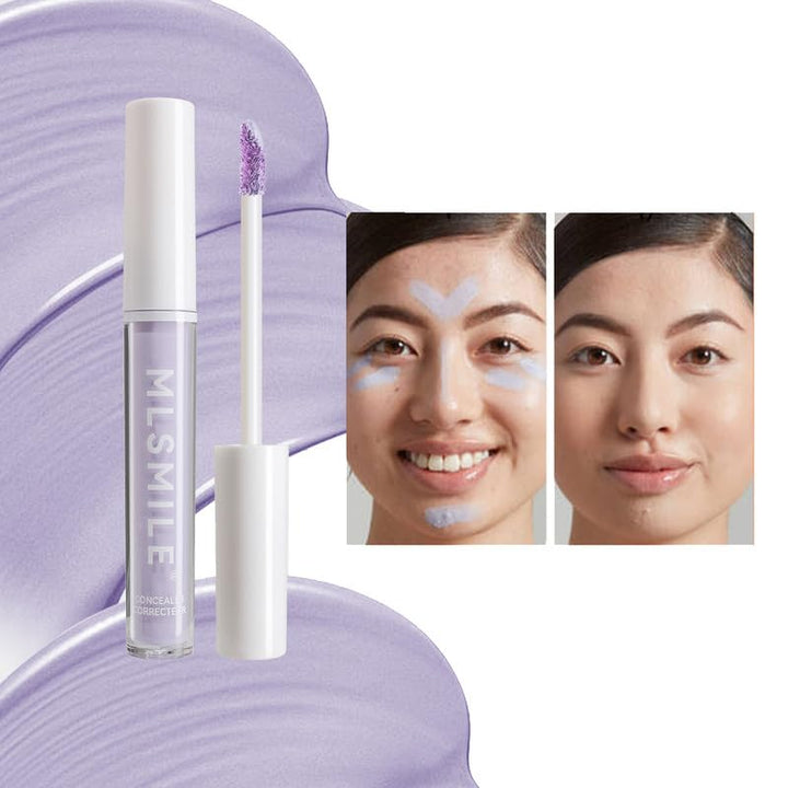 Easilydays Lavender Flawless Liquid Foundation, HD Studio Skin Flawless Neutralizes Makeup Base, Natural Coverage, Waterproof, Lightweight, Conceals, Unwanted Yellow Tones Dullness, or Sallowness, 02