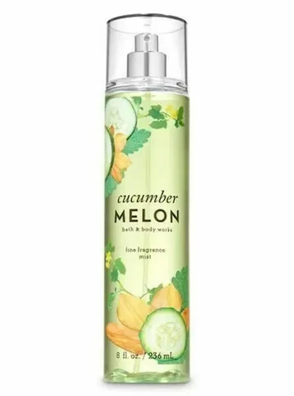 Bath & Body Works Cucumber Melon Fine Fragrance Body Spray Mist 8 fl oz / 236 mL (Cucumber Melon)