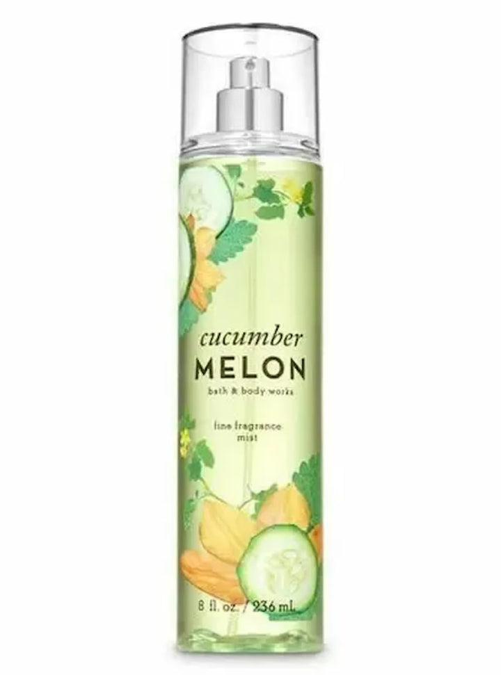 Bath & Body Works Cucumber Melon Fine Fragrance Body Spray Mist 8 fl oz / 236 mL (Cucumber Melon)