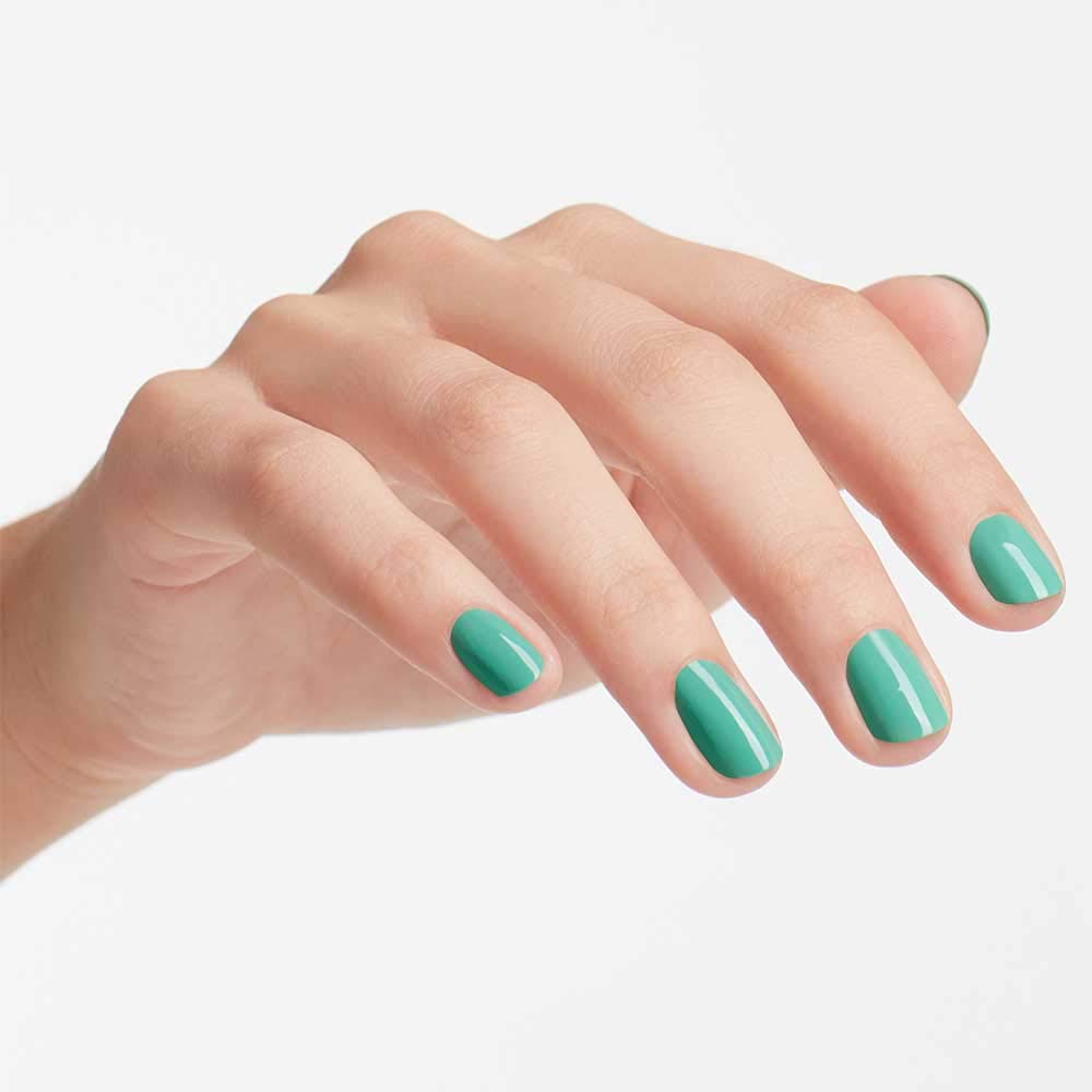 OPI Nail Lacquer My Dogsled is a Hybrid | Opaque Bright Green Crème Chip Resistant Nail Polish | Vegan, Fast Drying, Streak Free