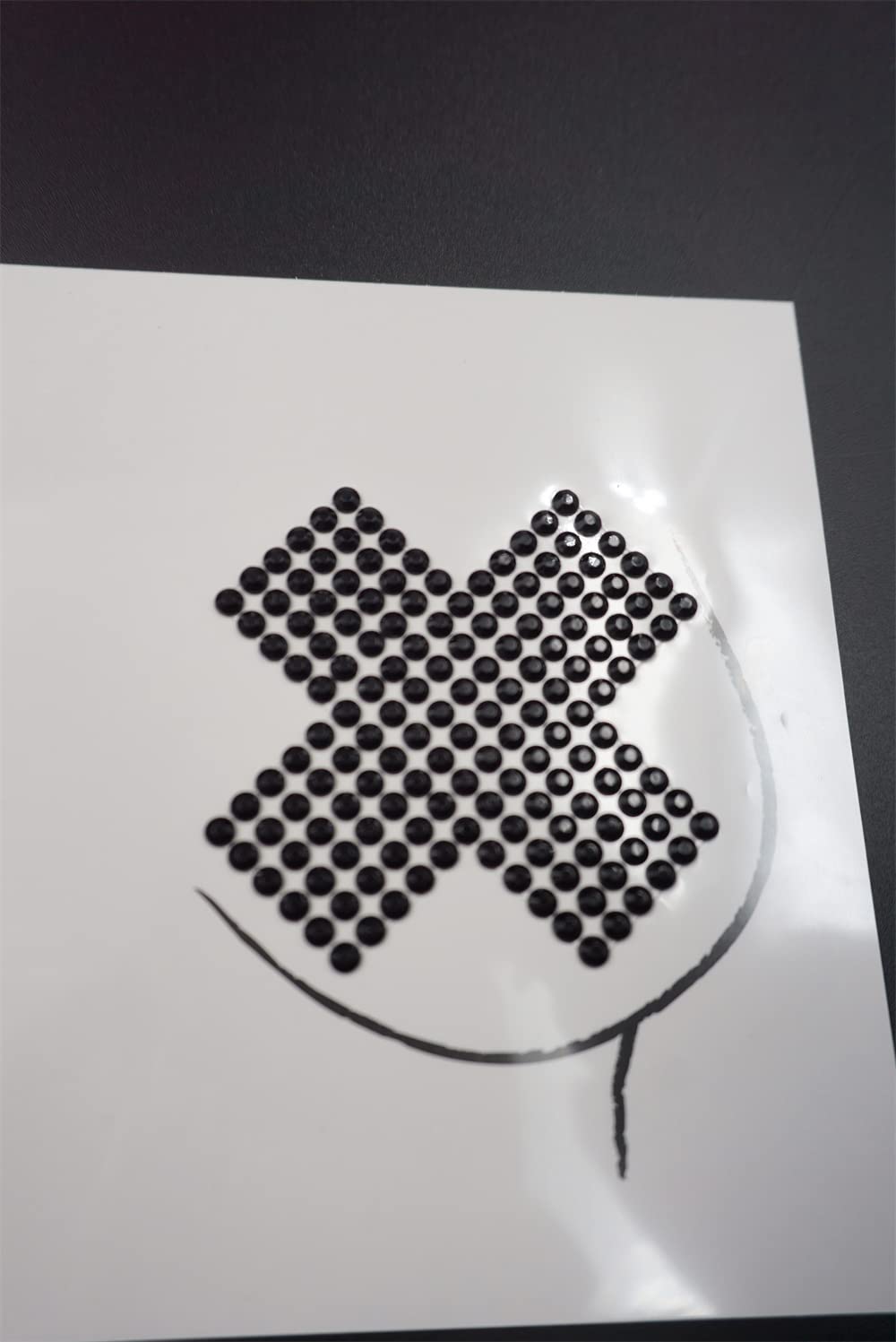 Gold Star-Shaped Mirror Body Jewels gem Rave Festival Rhinestone Face Body Jewelry Stick On Crystal Tattoo Nipple Chest Crystal Body Gem Rhinestone Nipple Pasties(Gold)