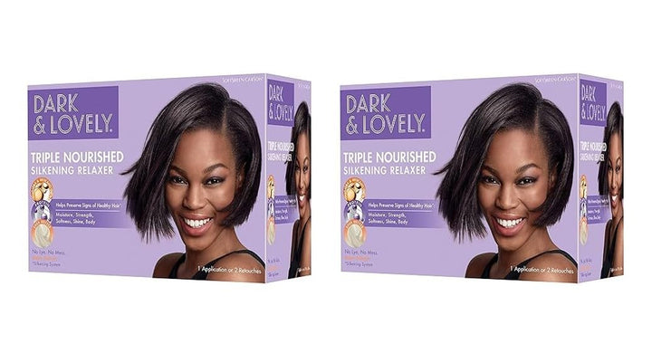 SoftSheen-Carson Dark and Lovely Healthy Gloss 5 Moisturizing No-Lye Relaxer with Shea Butter, Super, 2 Count
