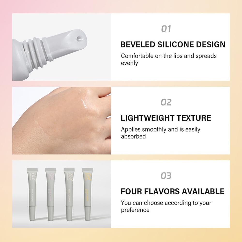 Lip Gel Petitfour Lip Treatment, Hydrating & Moisturizing Lip Care for Soft, Smooth Lips, Natural Gloss Finish, Fruit-Flavored Lip Mask & Glowy Balm for Dry, Chapped Lips (10ml, 03#Caramel)