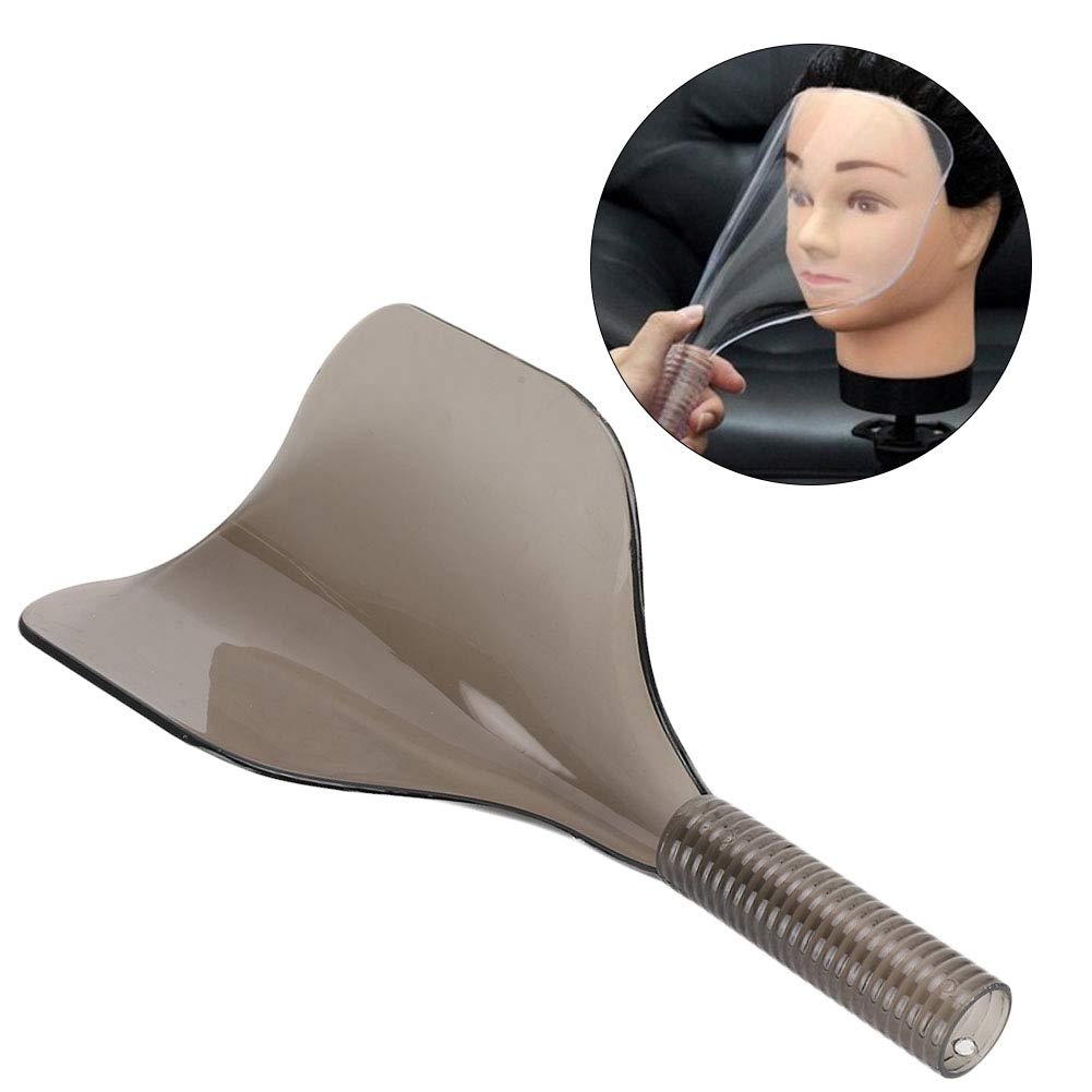 Hairdressing Face Cover, Dyeing Mask Hair Cutting Eye Cover Face Hairspray Cutting, for Salon Styling Tools Barber Supplies(Transparent grey)