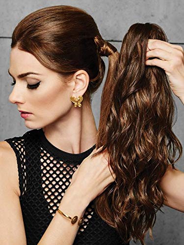 18 Simply Curly Ponytail Color R22 SWEDISH BLONDE - Hairdo Hairpieces Claw Clip Pony Tru2Life Heat Friendly Beach Waves Synthetic