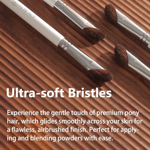 Albeaut Eyeshadow Brush, Angled Nose Contour Brow Bone Highlight Makeup Brush (190 angled shader)