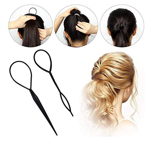 erioctry Set of 20 Donut Bun Maker Fashion Hair Design Styling Accessory Maker Pads Hairpins Hairabands Clips Donut Maker Hair Braiding Tool Kit for Ladies Girls DIY Magic Hair Twist Styling Set