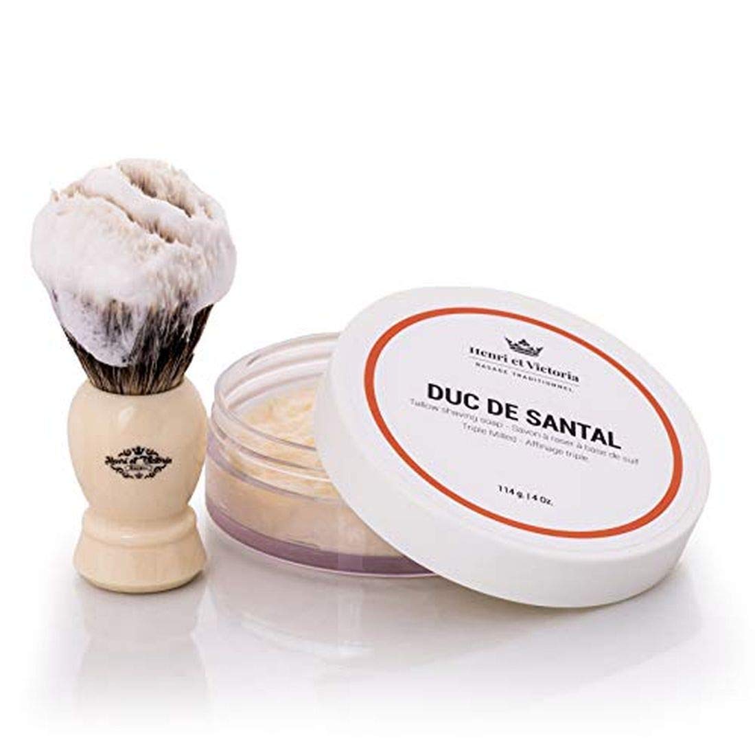 Henri et Victoria Tallow Shaving Soap (Duc de Santal)