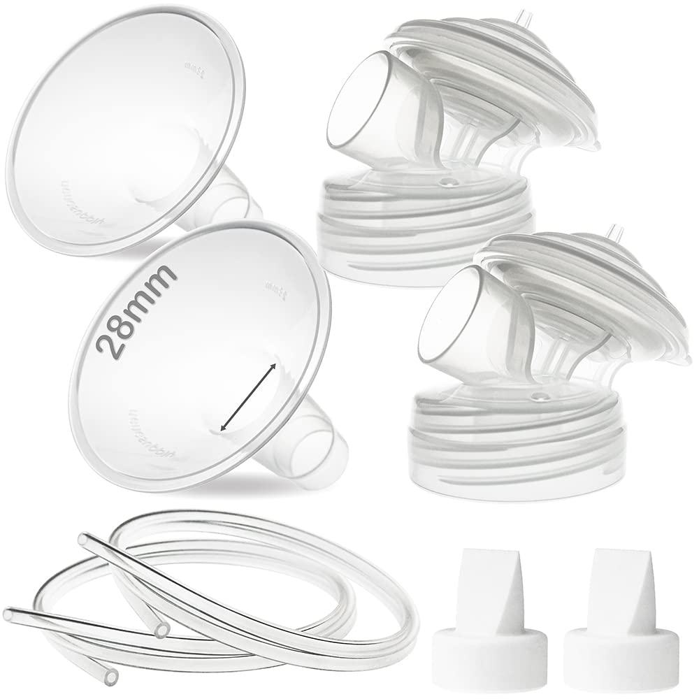 Nenesupply 28mm Pump Parts Compatible with Spectra S1 Spectra S2 Pumps Replacement Kit to Spectra Pump Parts Replace Spectra S2 Accessories and Spectra Flange Duckbill Valve Backflow Protector