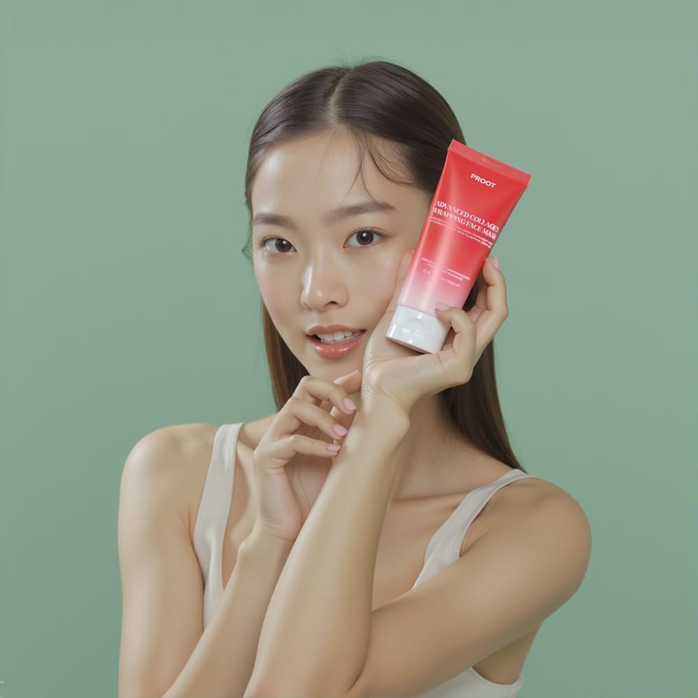 Collagen Wrapping Mask | Collagen Peel Off Mask | Korean Collagen Wrapping Mask | Collagen Overnight Face Mask | Glass Skin Face Mask | Korean Skincare | Suitable For Sensitive Skin | 3.38 Fl Oz