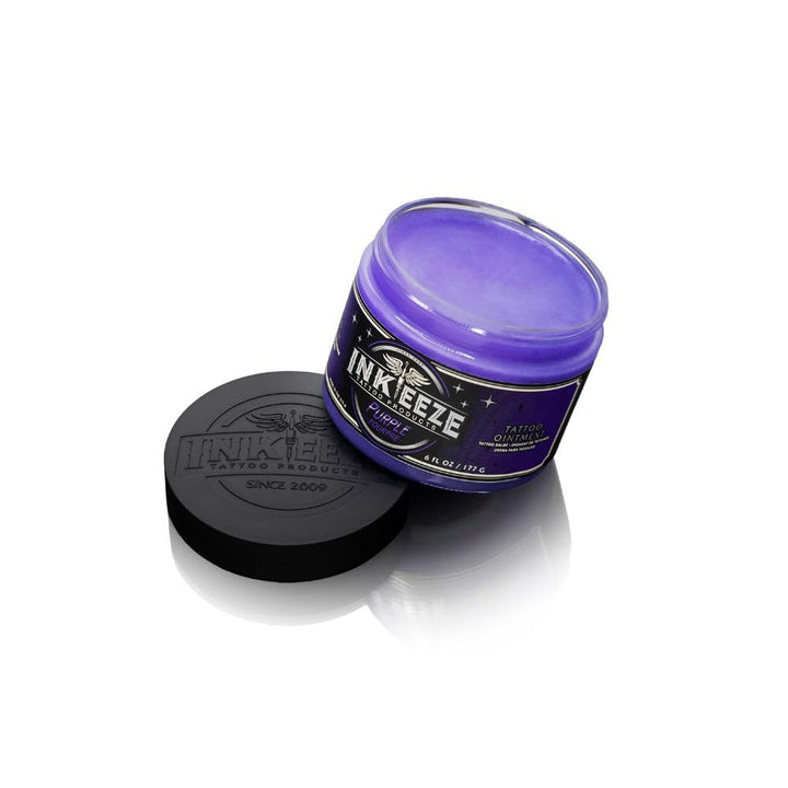 INK-EEZE Purple Glide Non-Petroleum Tattoo Ointment 6oz Jar