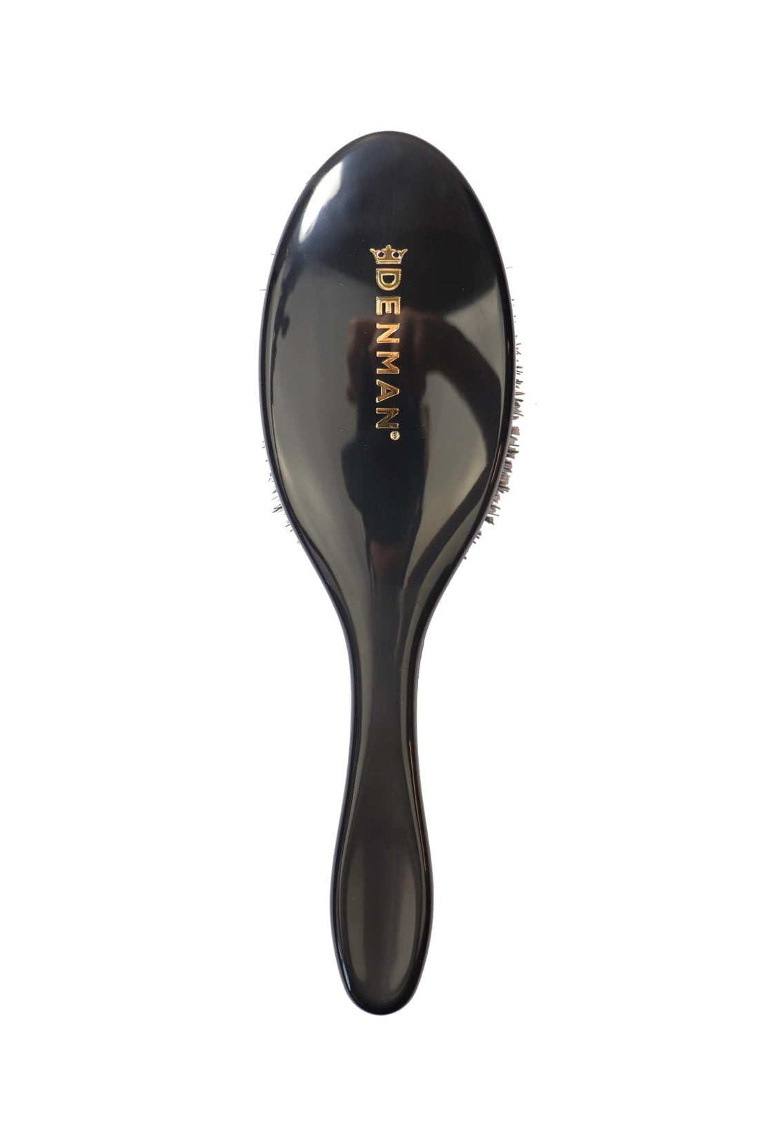 Denman Natural Bristle Grooming Brush, Medium