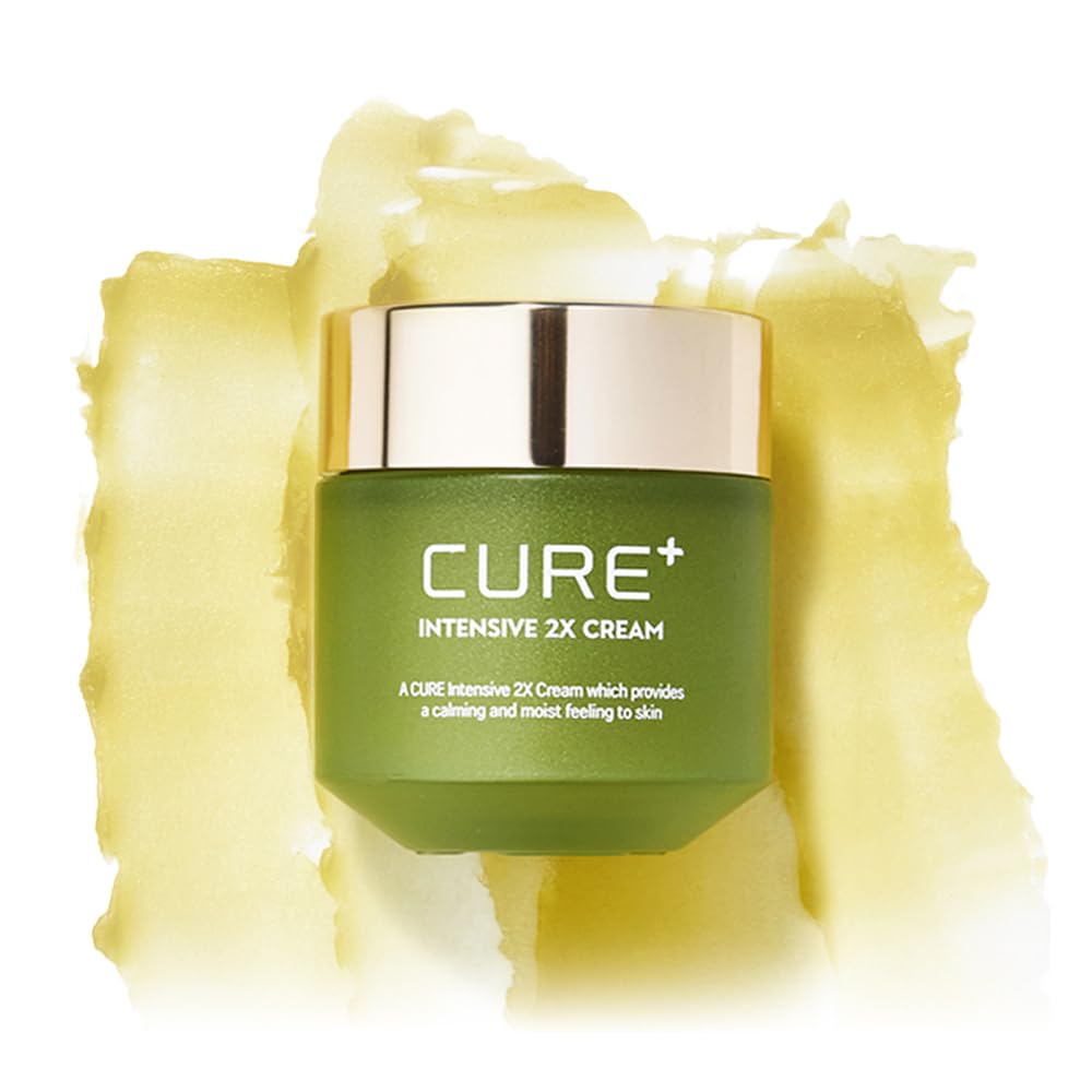 Kim Jeong Moon Aloe All-in-one Face Moisturizer for Dry Skin, 1.7 oz, Korean Face Moisturizer for Women & Dry Skin, Hydrating Aloe Vera Gel for Face. Cure Plus Intensive 2X Cream