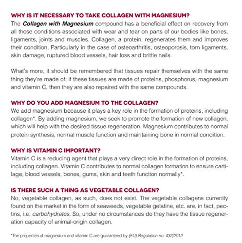 Ana Maria Lajusticia | Hydrolisate Collagen Powder with Magnesium and Vitamin C |For healthy Skin, Nails, Hair and Ligaments | Natural Energy, Strawberry Flavour 350g