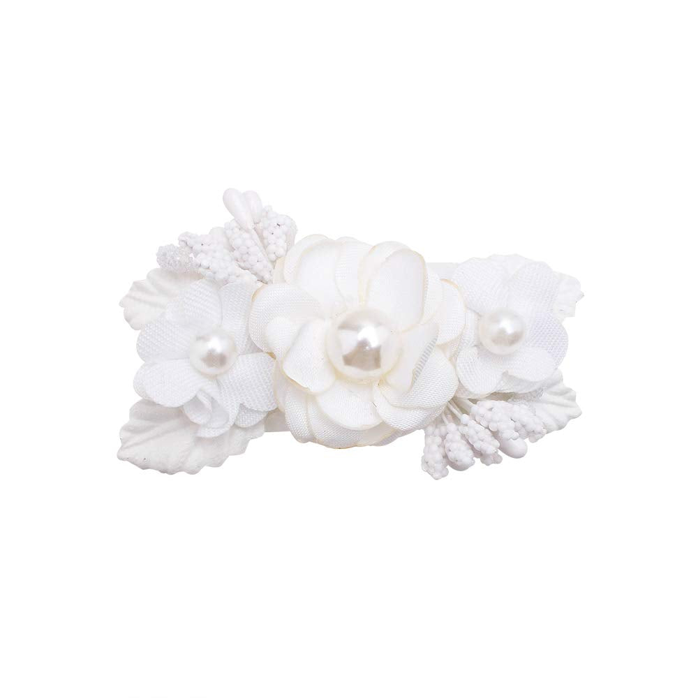 mligril Baby Girls Flower Hair Clips-3pcs Floral Hair Bows Alligator Barrettes for Infant Toddler