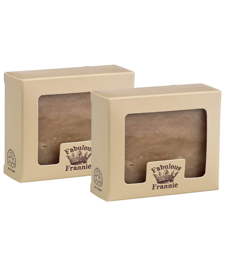 Fabulous Frannie All Natural Honey Almond Herbal Soap Gift Set 4 Ounce (Pack of 2)