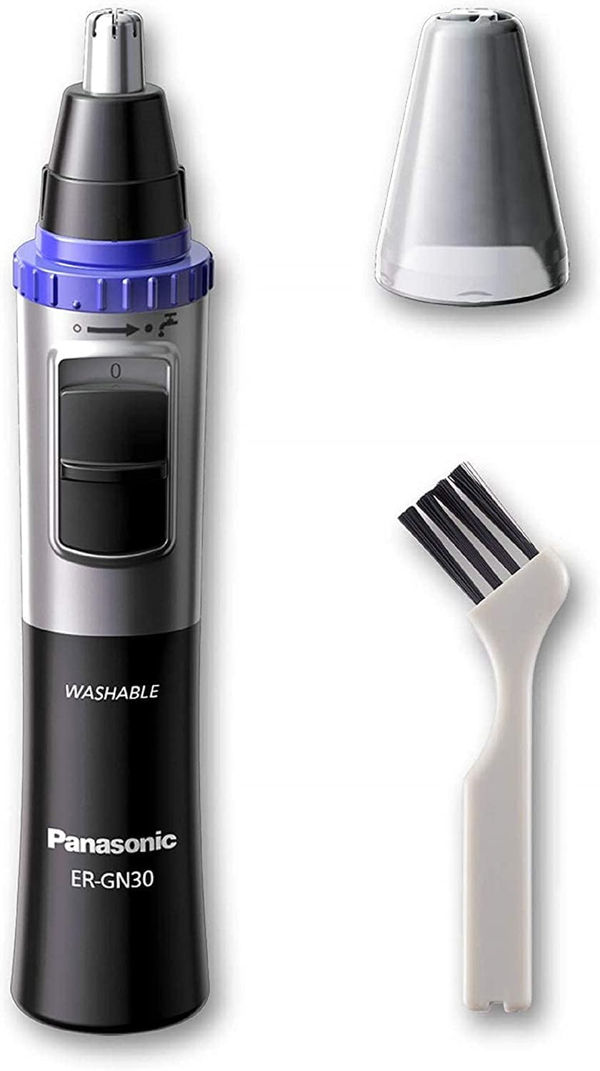 Panasonic Er-Gn30-K Men'S Nose & Ear Hair Trimmer, Multicolor, Battery Powered