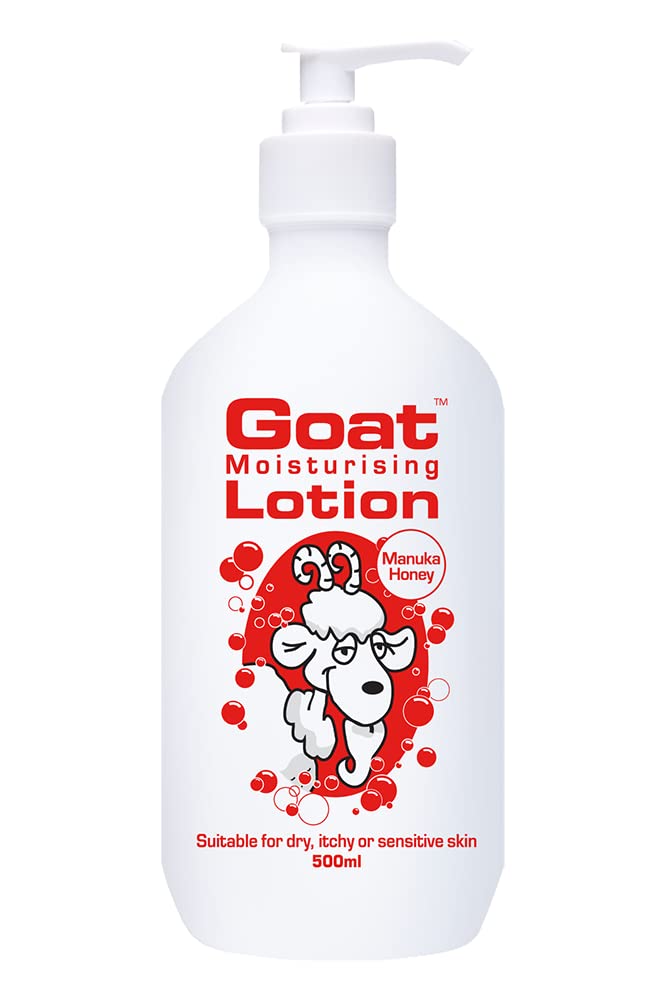 Goat Milk Lotion - Moisturizing - Non Greasy - 17 oz Enriched Milk, Suitable for Dry, Itchy or Sensitive Skin - Made in Australia - Manuka Honey