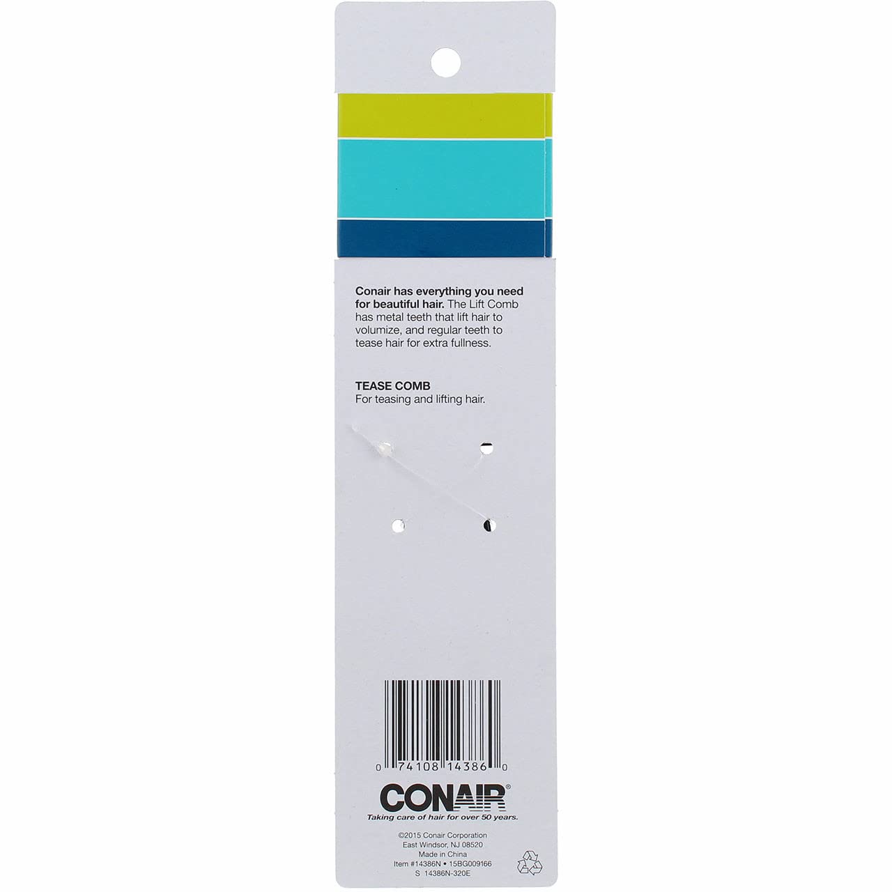 Conair Lift Comb - 1 Pack