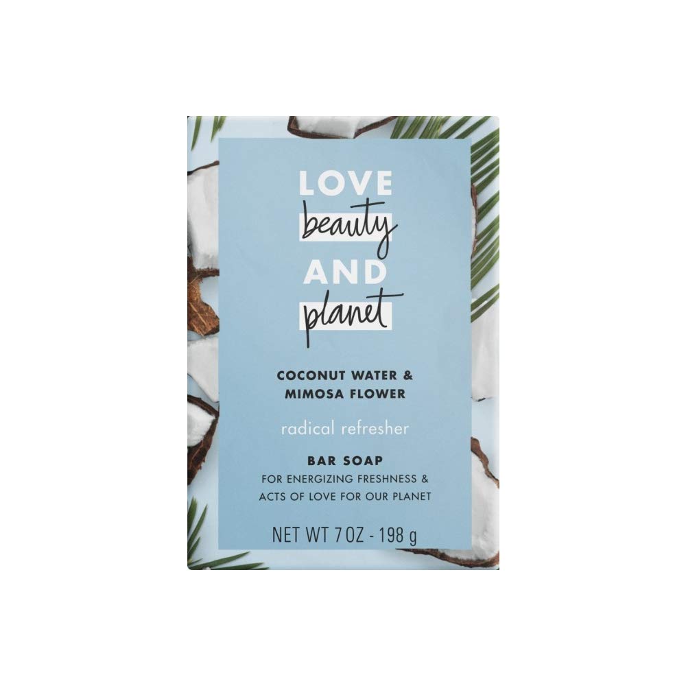 Love Beauty And Planet Coconut Water & Mimosa Flower Bar Soap 7oz, pack of 1