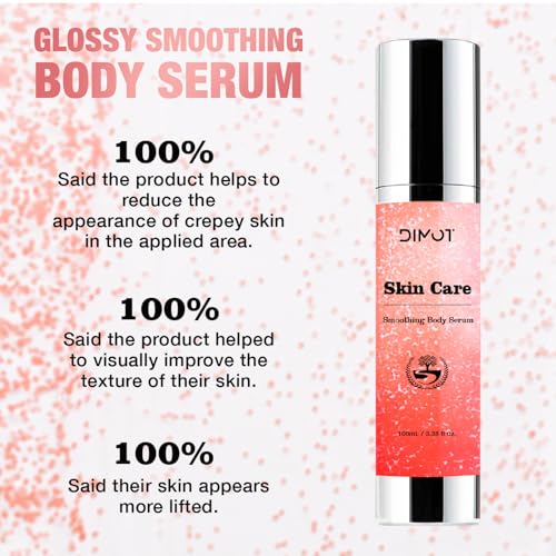 Body Serum for Wrinkles, Smoothing Body Serum for Wrinkles, Anti-Aging & Wrinkle Smoothing Formula, Infused with Hyaluronic Acid, Glycerin, Vitamin E, Hydrating & Firming, 100ml (1PC)
