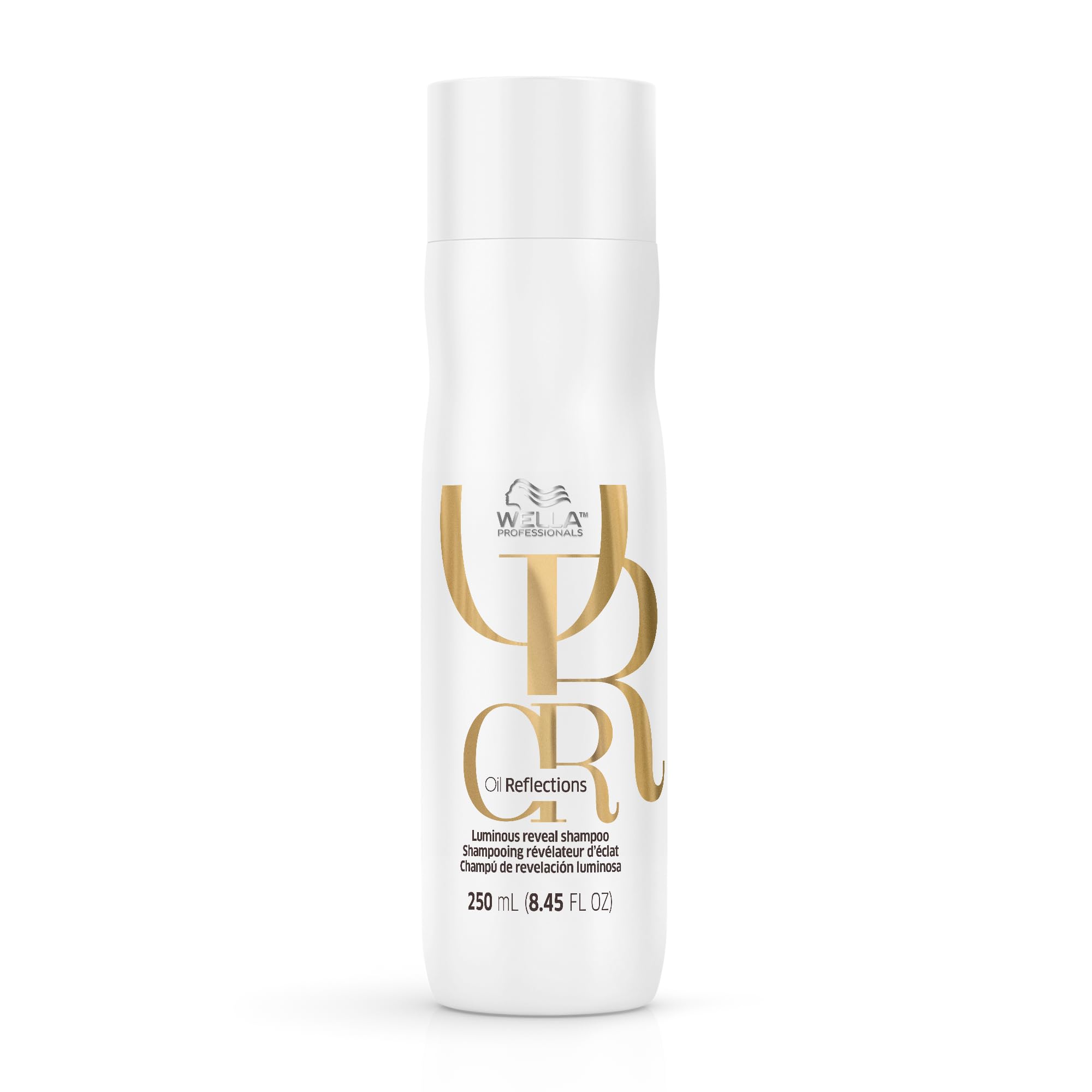 Wella Professionals Oil Reflections Luminous Reveal Shampoo| With Natural Botanicals| Camellia Oil and White Tea Extract| For long-Lasting Softness and Shine| 8.4 Fl Oz