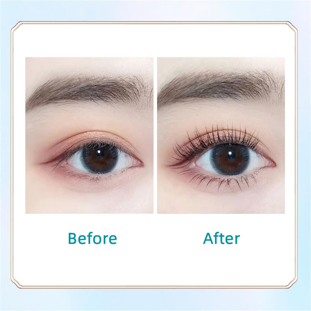 Ultra Fine Brush Black Mascara, For tiny and lower eyelashes, Small soft brush, No clumping, Waterproof, Lengthening(1 Pcs)