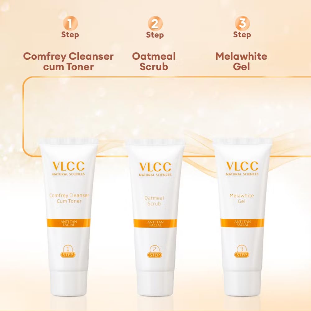 VLCC Single Anti Tan Facial Kit, Gold Bleach, 6.6g