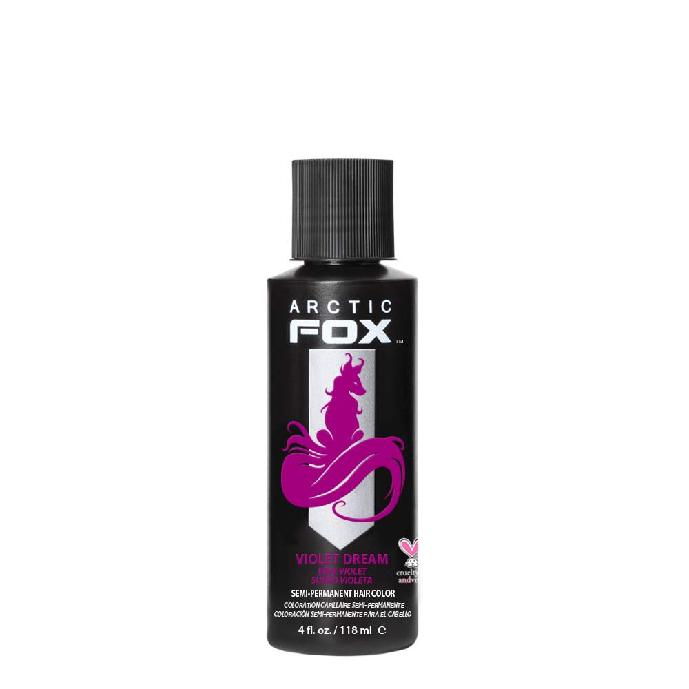 Arctic Fox Semi Permanent Hair Color Dye 4 Once (Violet Dream)