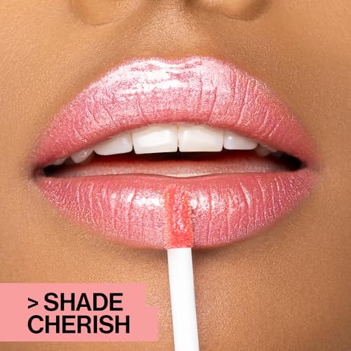 wet n wild MegaSlicks Lip Gloss, Ultra-Glossy, Vitamin-E Enriched, Ultra-Gloss High Shine Moisturizing, Cruelty-Free & Vegan - Crystal Clear(Carded)