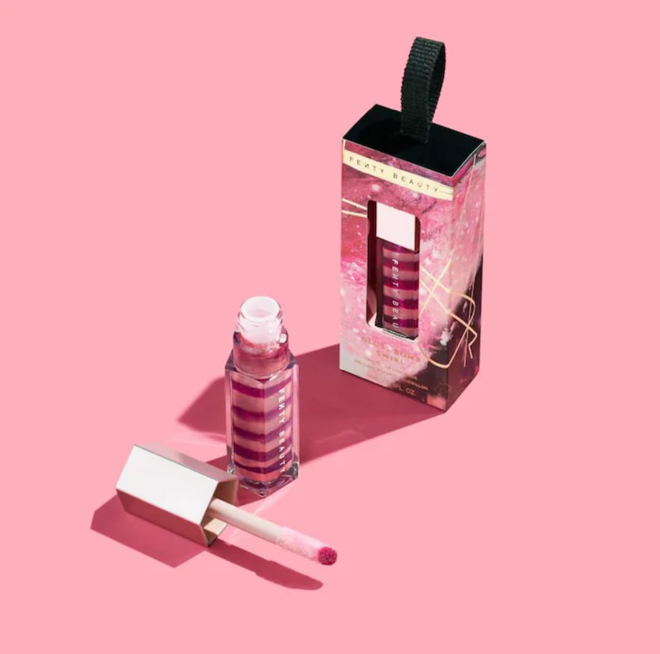 FENTY BEAUTY Gloss Bomb Swirl Twisted Lip Luminizer, Fussy Flex, 0.3 Fl. Oz.