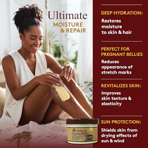 OKAY 100% NATURAL COCOA BUTTER SMOOTH 7oz/198gr