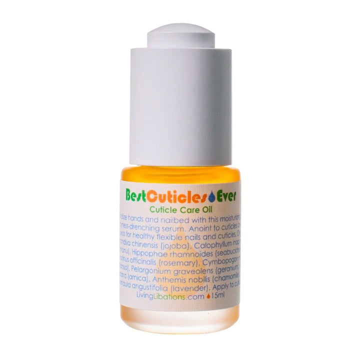 Living Libations Organic Cuticle Care Oil - Best Cuticles Ever (.5 Oz | 15 Ml)