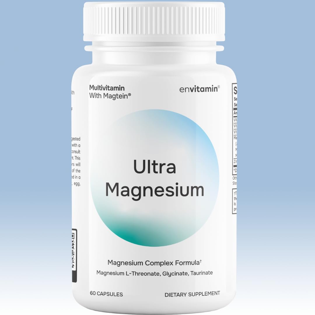 envitamin Ultra Magnesium Glycinate, L-Threonate & Taurinate - Multivitamin & Multimineral Complex