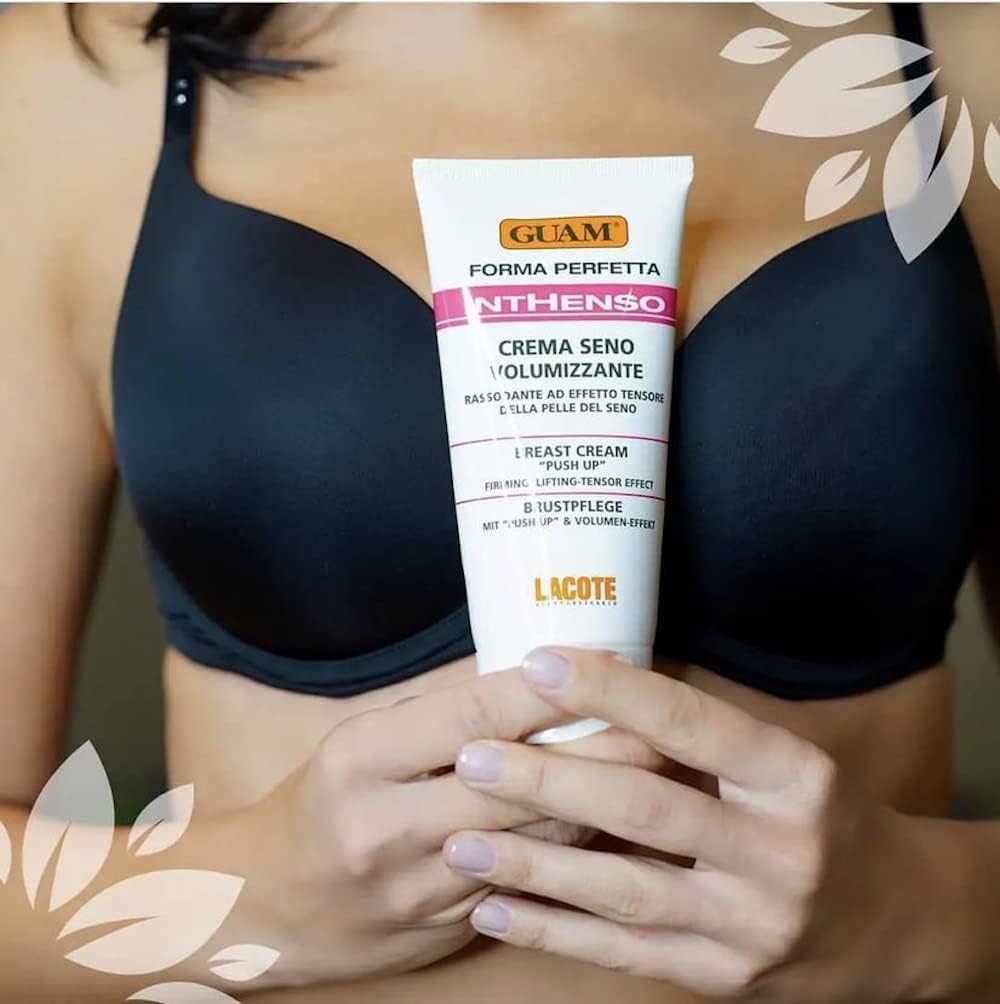 GUAM Intense Breast Firming and Lifting Cream | Natural Skin Tightening Cream - Breast Enhancement Cream with Skin Moisturizer - Breast Enlargement & Breast Growth - 5.07 OZ | By Guam Beauty