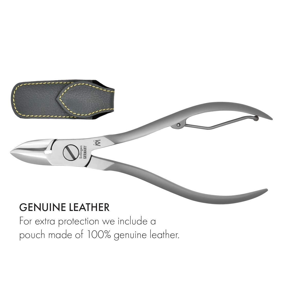 Stainless Steel Nail Nippers. Made by GERmanikure in Solingen