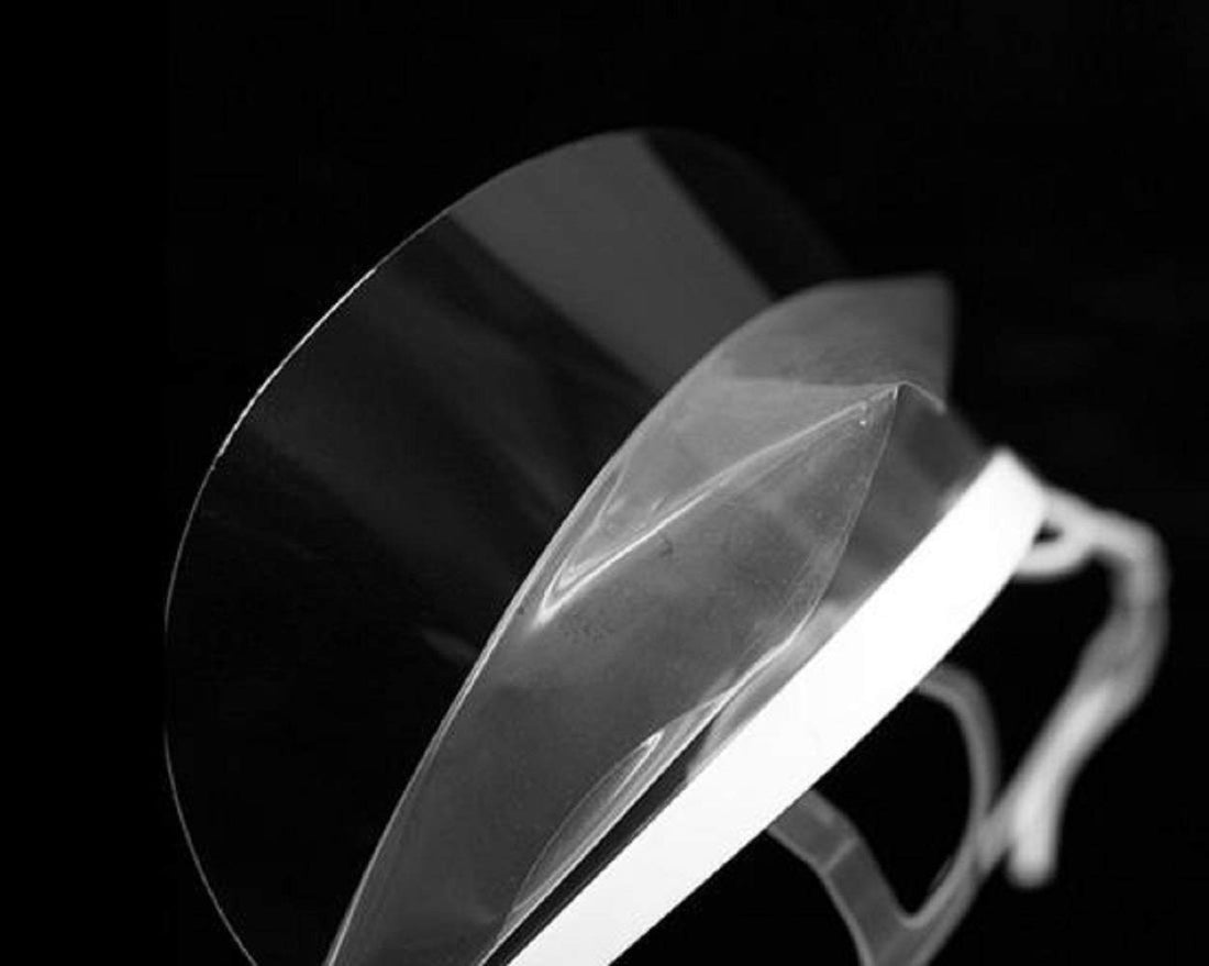 Reusable Plastic Clear Mask 10PCS Professional Transparent Sanitary Cover Anti-Fog Face Shield Nose Mouth Cover Open Face Guard for Restaurants, Food Truck, Hotels, Mall, Beauty salons, Barber Shops