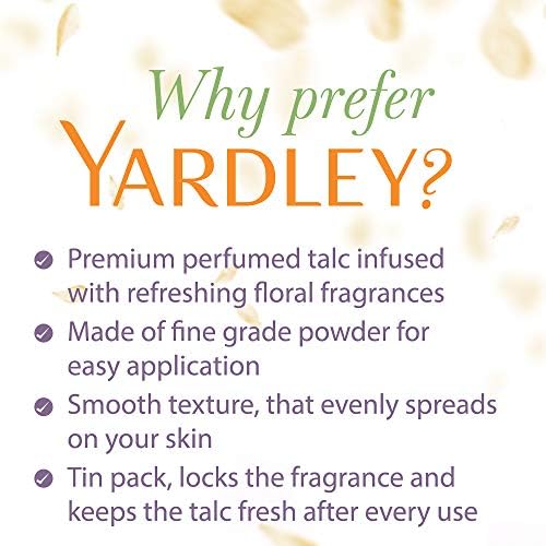 Yardley London Imperial Sandalwood Talc for Women, 100g