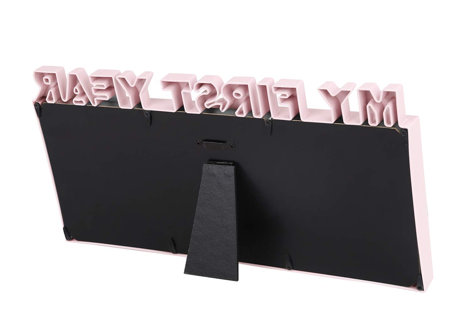 RONGXG Baby My First Year Photos Frame Multi-Photo Keepsake Picture Frame Girls Boys Pink 42x21cm