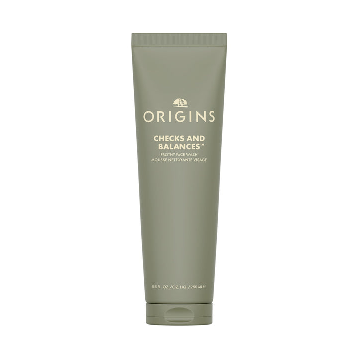 Origins Checks and Balances Frothy Face Wash | Gentle Face Cleanser for All Skin Types | With Mint, 8.5 Fl Oz