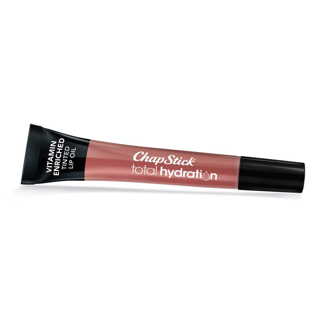 Blushed Bronze: Chapstick Total Hydration Vitamin Enriched Tinted Lip Oil (Blushed Bronze, 1 Tube), Vitamin C, Vitamin E, Contains Omega 3 6 9, 0.24 Ounce