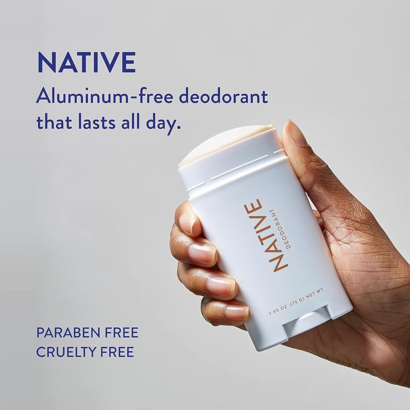 Native Deodorant - Natural Deodorant - Vegan, Gluten Free, Cruelty Free - Free of Aluminum, Parabens & Sulfates - Born in the USA - Coconut & Vanilla