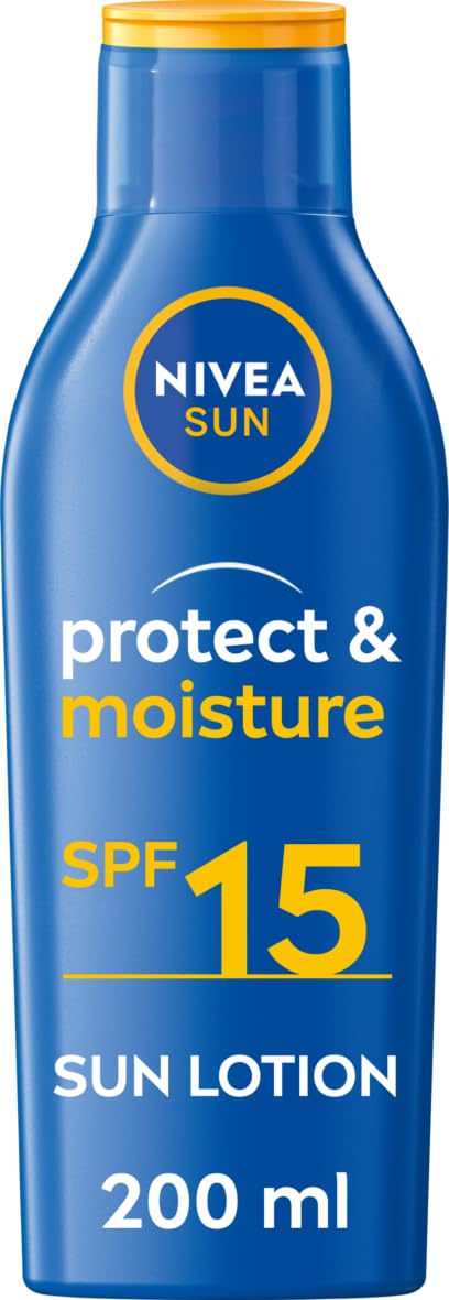 Nivea Sun Immediate Protection Moisturising Sun Lotion For All Skin Types Spf15 200 Ml, Pack Of 1