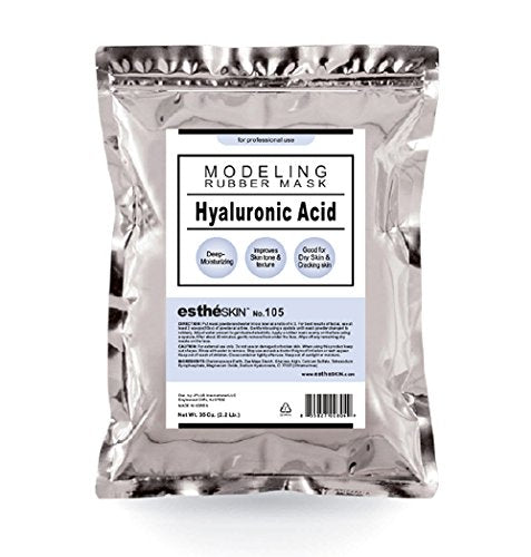 estheSKIN No.105 Hyaluronic Acid Modeling Mask Powder for Professional Facial Treatment, 35 Oz.